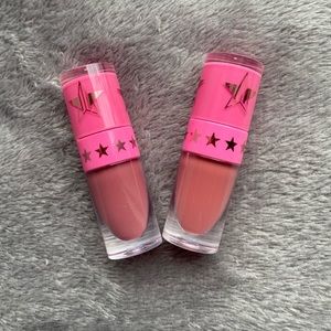 Set of 2 mini size Jeffree Star Velour Liquid Lip - GEMINI AND ANDROGYNY